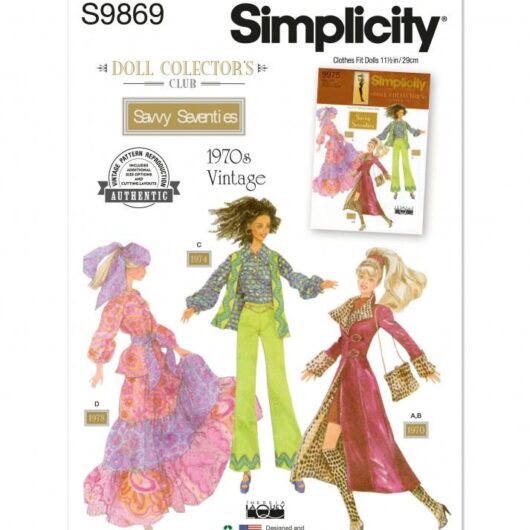 Simplicity Paper Sewing Pattern 9869