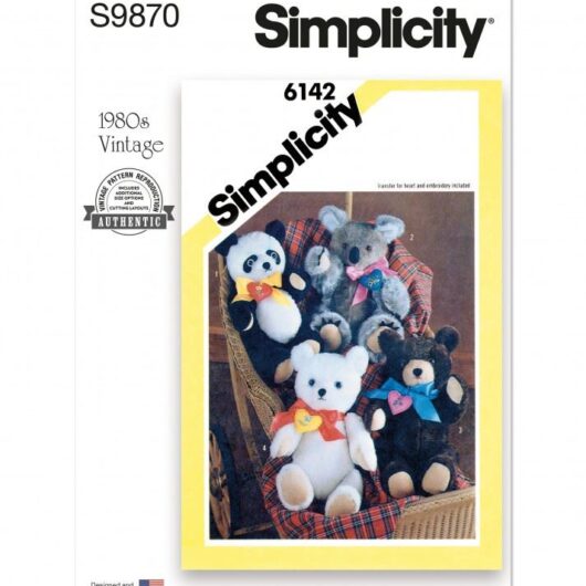 Simplicity Paper Sewing Pattern 9870