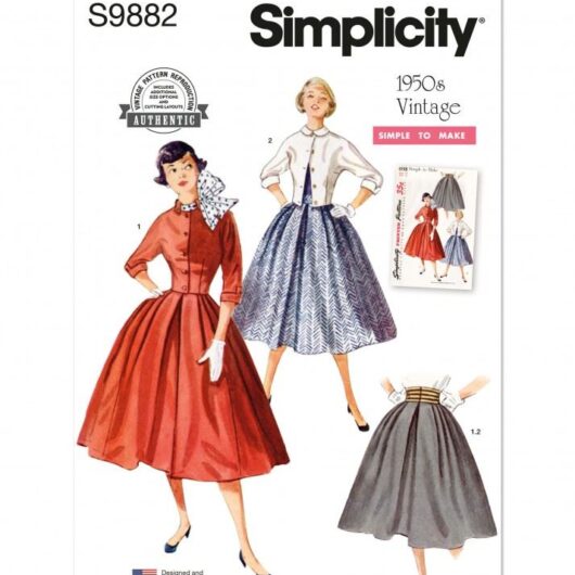 Simplicity Paper Sewing Pattern 9882