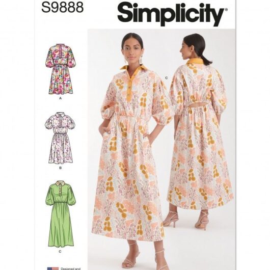 Simplicity Paper Sewing Pattern 9888