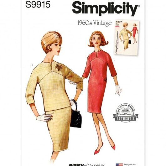 Simplicity Paper Sewing Pattern 9915