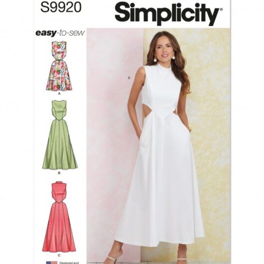 Simplicity Paper Sewing Pattern 9920