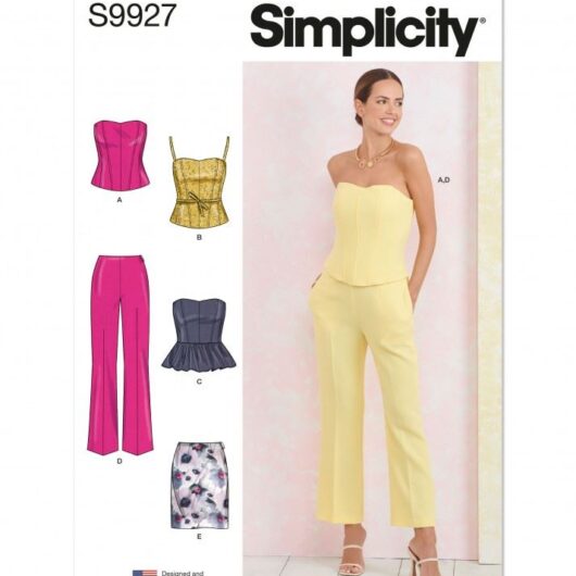 Simplicity Paper Sewing Pattern 9927