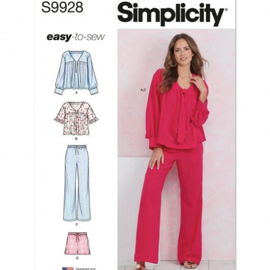 Simplicity Paper Sewing Pattern 9928