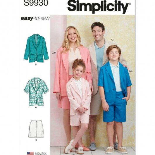 Simplicity Paper Sewing Pattern 9930