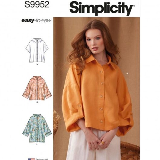 Simplicity Paper Sewing Pattern 9952