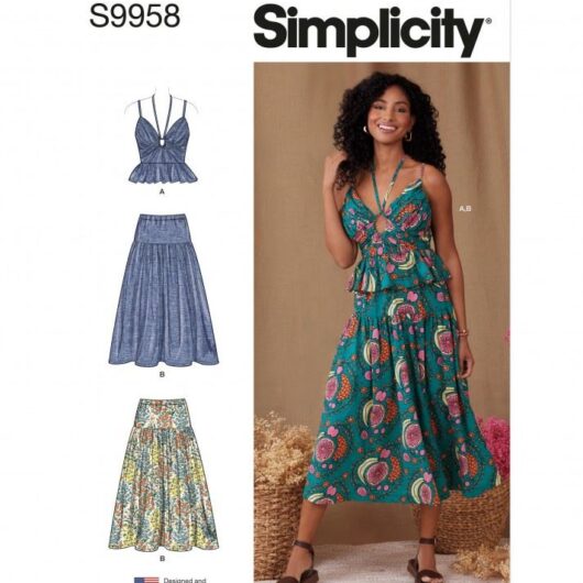 Simplicity Paper Sewing Pattern 9958