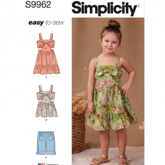 Simplicity Paper Sewing Pattern 9962