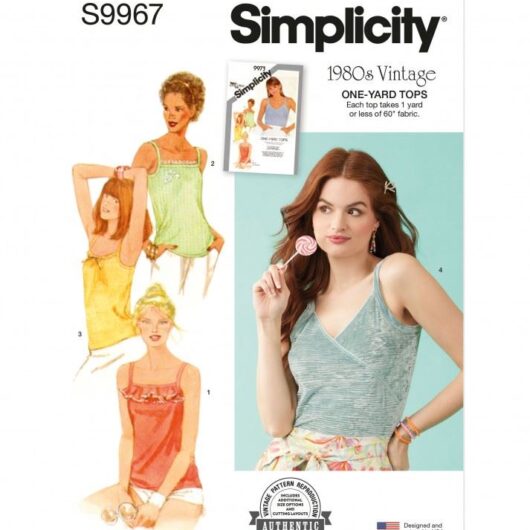 Simplicity Paper Sewing Pattern 9967