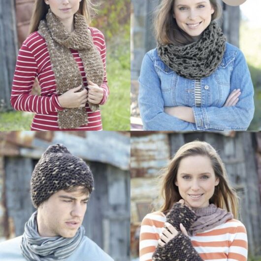 Sirdar Husky Knitting Pattern 7194