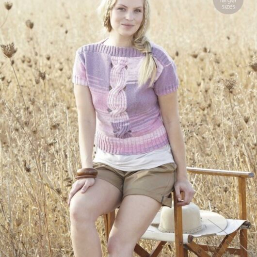 Sirdar Summer Stripes Knitting Pattern 9734