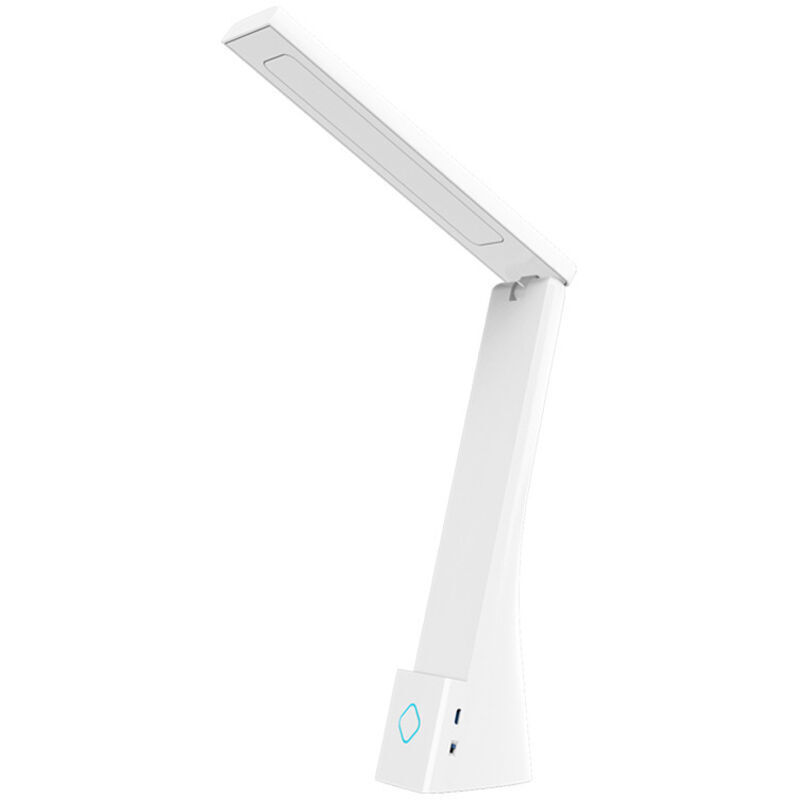 Small adjustable desk lamp with storage bag - LED reading lamp - Eye protection - Night light for dorm rooms - Easy to use - Rechargeable - LED