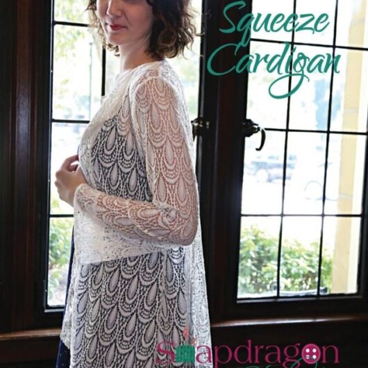 SnapDragon Studios Paper Sewing Pattern Lemon Squeeze Cardigan
