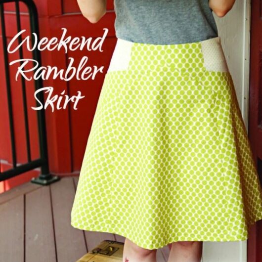 SnapDragon Studios Paper Sewing Pattern Weekend Rambler Skirt