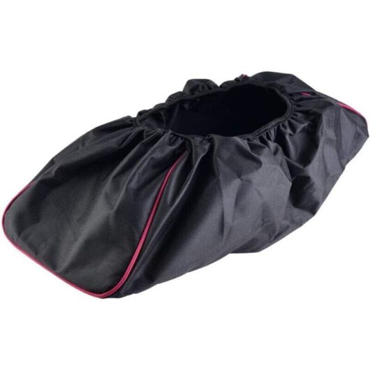 Soft, Dustproof, Waterproof, and UV-Resistant Winch Cover for 8,000 to 17,500 LB Heavy-Duty SUV Trailers, Black