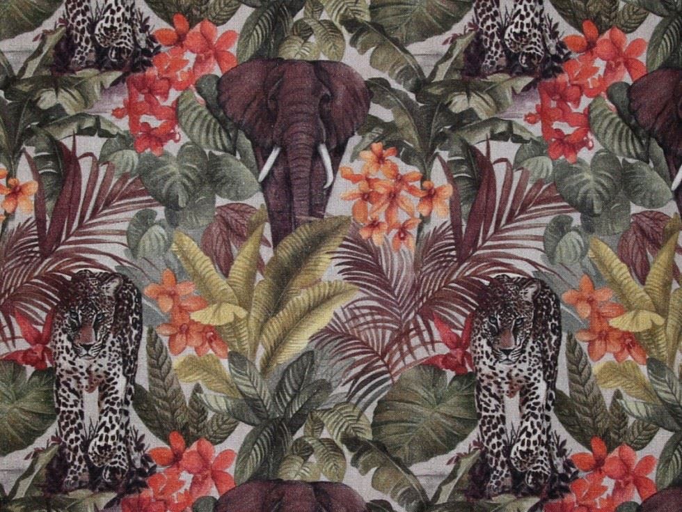 Stof France 100% Cotton Fabric Green