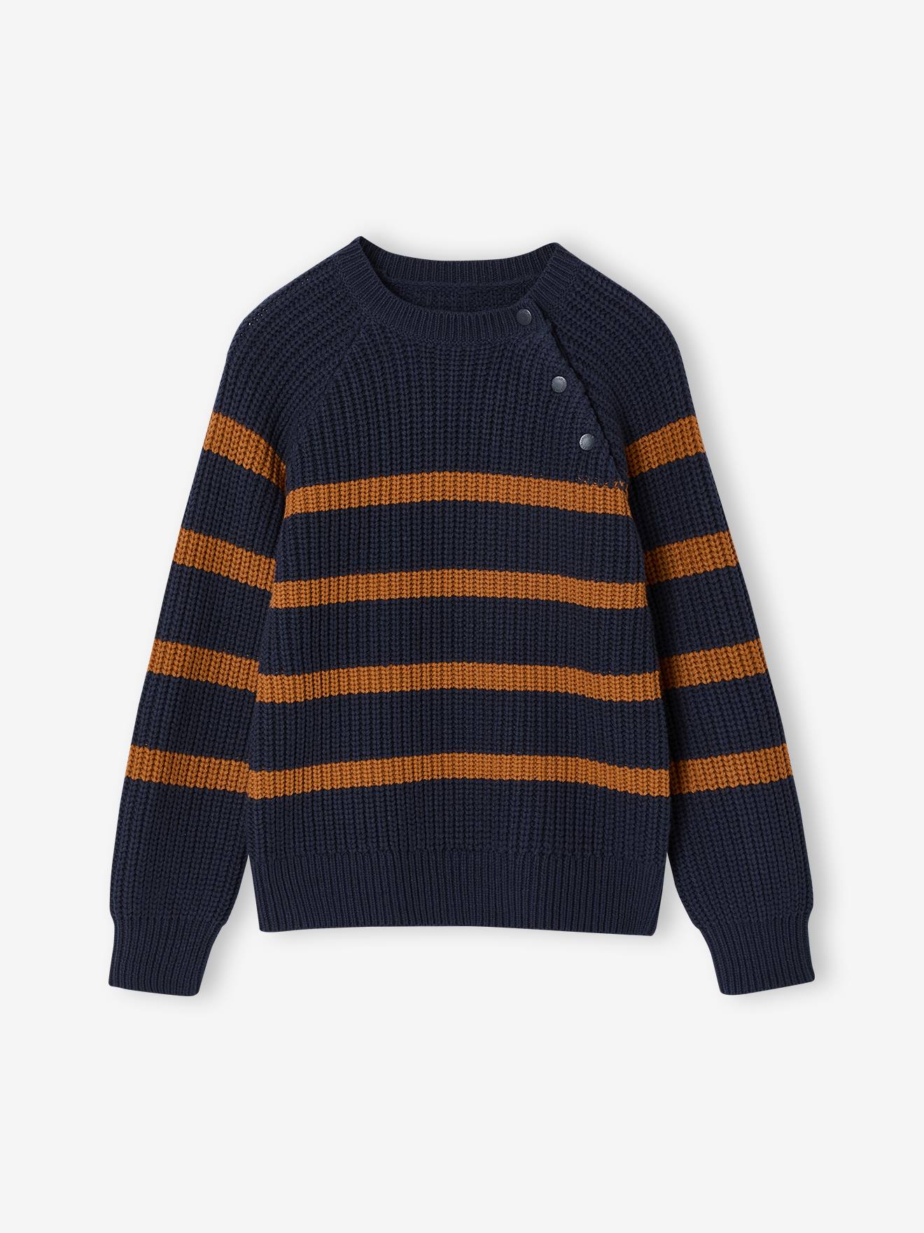 Striped Top for Boys caramel