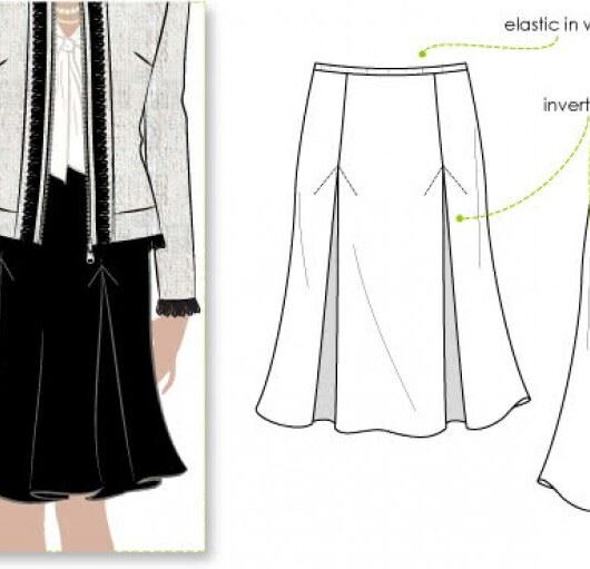 Style Arc Paper Sewing Pattern Allison Skirt