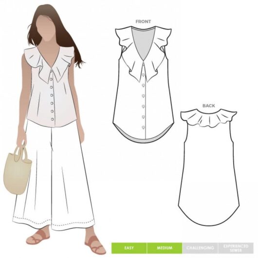 Style Arc Paper Sewing Pattern Almy Top