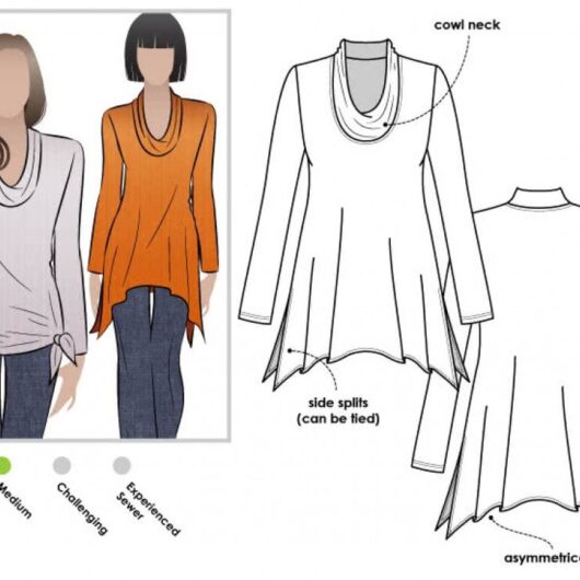 Style Arc Paper Sewing Pattern Amy Top
