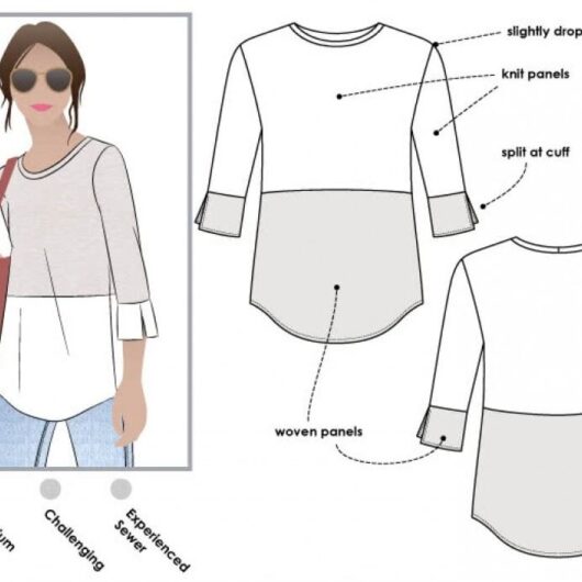 Style Arc Paper Sewing Pattern Annika Top