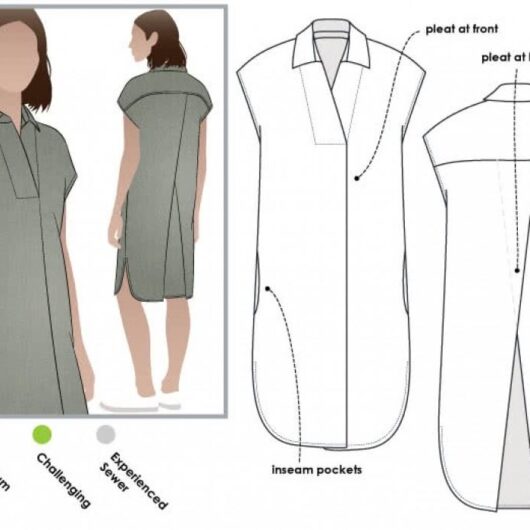 Style Arc Paper Sewing Pattern Autumn Dress