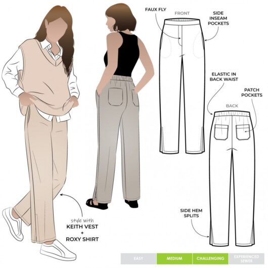 Style Arc Paper Sewing Pattern Bennet Pant