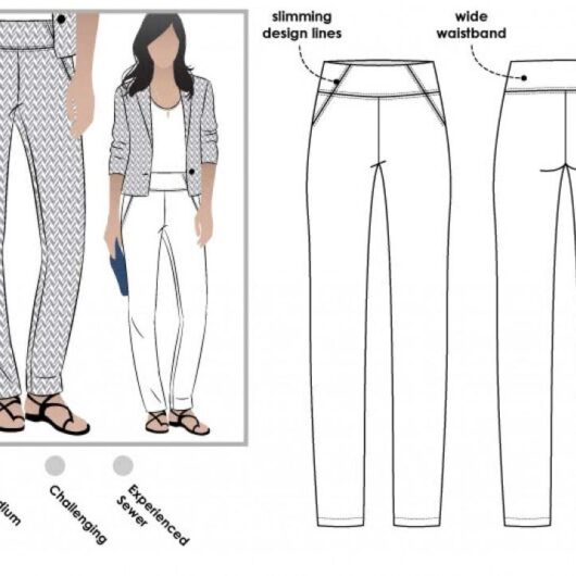 Style Arc Paper Sewing Pattern Beth Pants