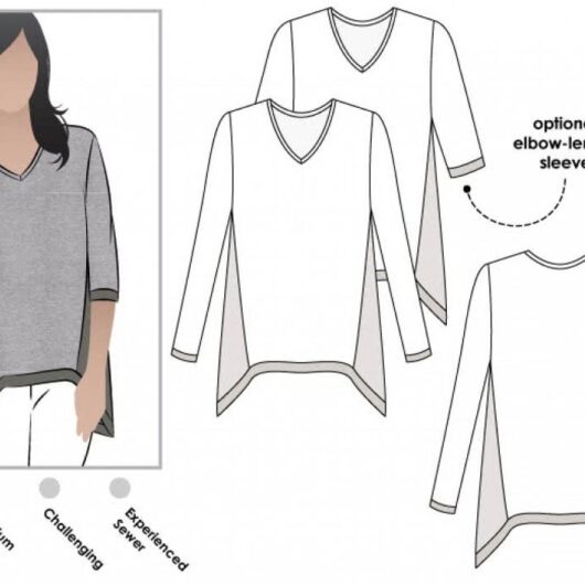 Style Arc Paper Sewing Pattern Bianca Top