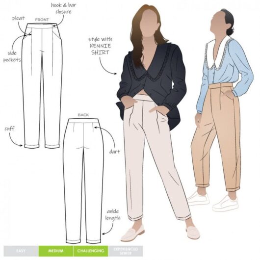 Style Arc Paper Sewing Pattern Billie Pants