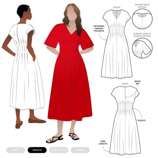 Style Arc Paper Sewing Pattern Bronte Dress
