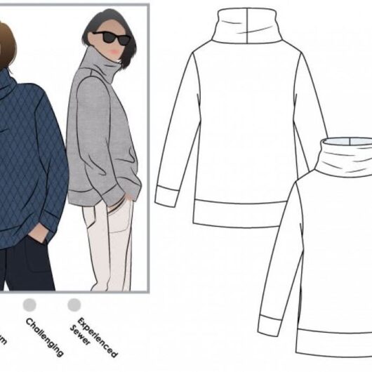 Style Arc Paper Sewing Pattern Brooklyn Top