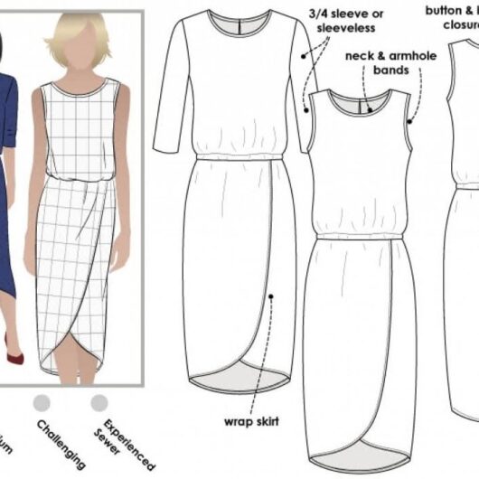 Style Arc Paper Sewing Pattern Cameron Dress