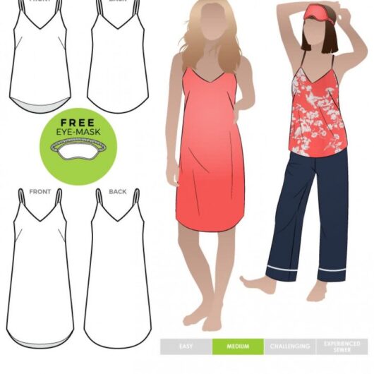 Style Arc Paper Sewing Pattern Camisole Nightie