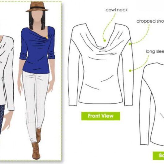 Style Arc Paper Sewing Pattern Cates Cousin Top