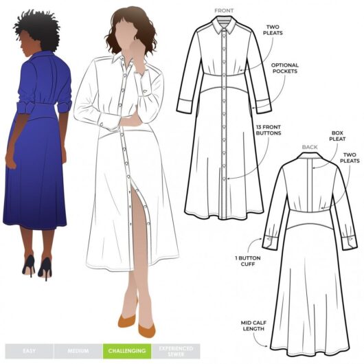 Style Arc Paper Sewing Pattern Christina Dress
