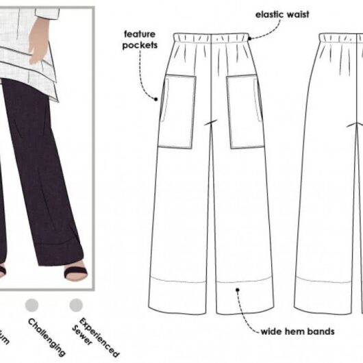Style Arc Paper Sewing Pattern Daisy Pants