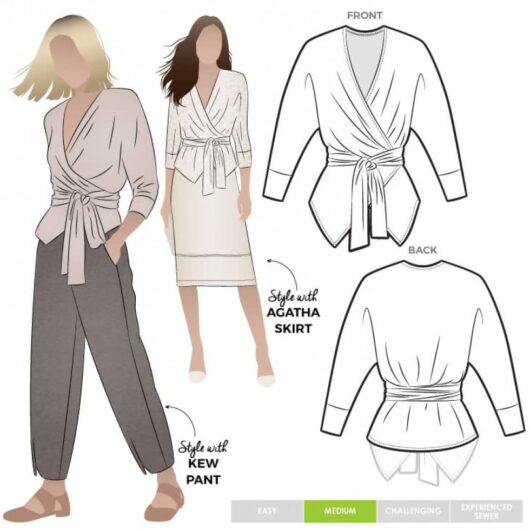 Style Arc Paper Sewing Pattern Dale Top