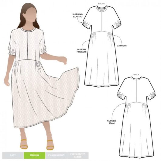 Style Arc Paper Sewing Pattern Eileen Dress