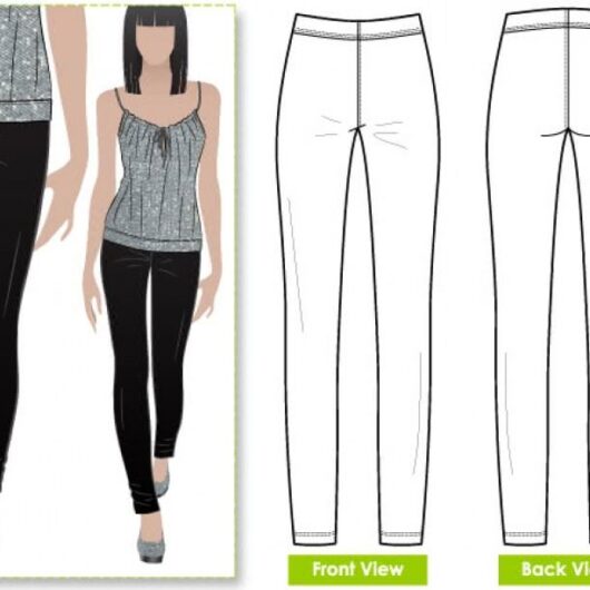 Style Arc Paper Sewing Pattern Elle Pants