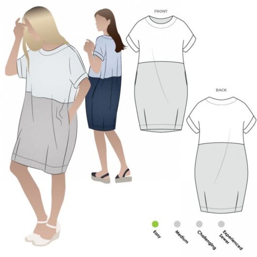 Style Arc Paper Sewing Pattern Eme Dress