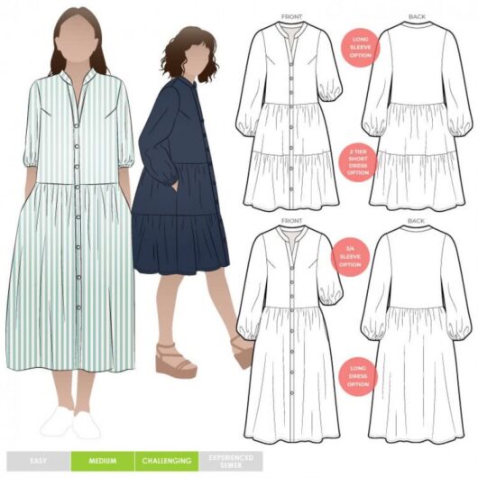 Style Arc Paper Sewing Pattern Emerson Dress