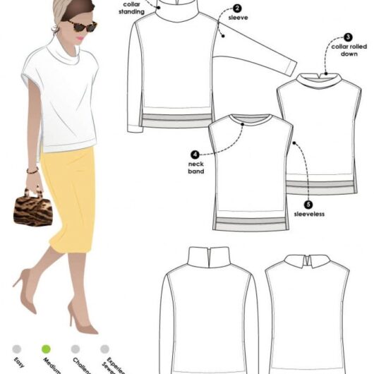 Style Arc Paper Sewing Pattern Esme Top