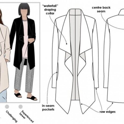 Style Arc Paper Sewing Pattern Estelle Jacket