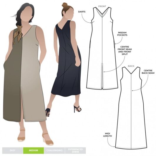 Style Arc Paper Sewing Pattern Esther Dress
