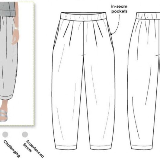 Style Arc Paper Sewing Pattern Ethel Pants