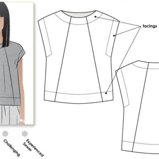 Style Arc Paper Sewing Pattern Ethel Top
