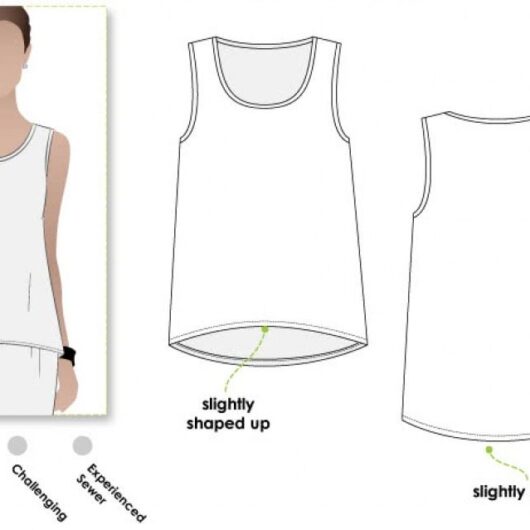 Style Arc Paper Sewing Pattern Evie Top