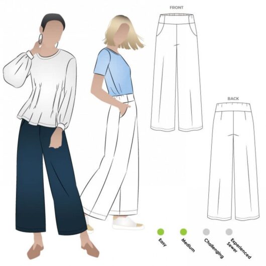 Style Arc Paper Sewing Pattern Fifi Pants