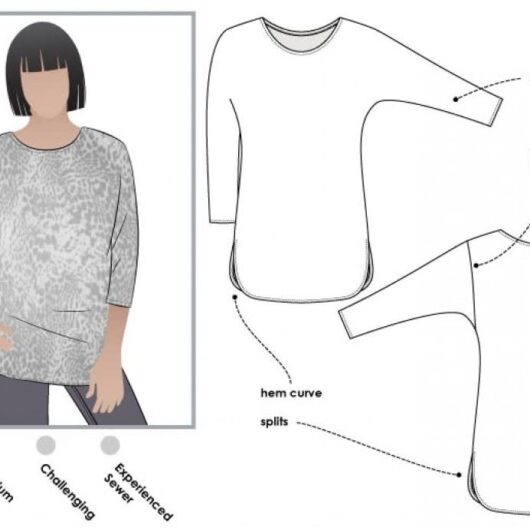 Style Arc Paper Sewing Pattern Fran Top
